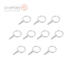 حلقه جاکلیدی کد HJK-10 بسته 10 عددی